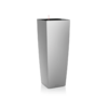 Lechuza Cubico Alto premium 40 Zilver metallic
