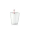 Lechuza Mini Deltini Tafel bloempot Wit hoogglans