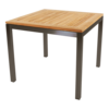 Marmaris Tafel RVS 90x90cm