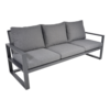 Loungebank Pina Colada Negro 209x80cm