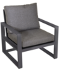 Loungestoel Pina Colada Negro 78x80x86cm