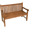Bank Teak rechte rug 130cm