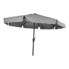 Libra parasol met volant grijs 3 m