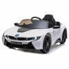 Accuvoertuig BMW I8 Coupe Wit 12V 2,4GHz