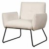 Dante Fauteuil - fabric Teddy MJ81 White