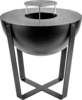 Barbecue Plancha IRIS 100 Zwart