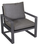 Loungestoel Pina Colada Negro 78x80x86cm