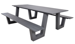 Picknickset Breeze Antraciet 220x184cm