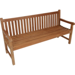 Bank Teak rechte rug 180cm