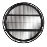 Wandrek Zwart Aiko &oslash;60x12cm 