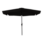 Gemini parasol met volant zwart 3 m