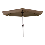 Gemini parasol met volant taupe 3 m