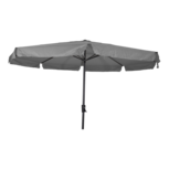 Libra parasol met volant grijs 3.5 m