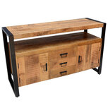 Dressoir Britt 2 deuren, 3 lades 135cm