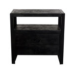 Ladekast Britt Zwart 2 lades 80cm