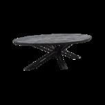 Koffie Tafel Yana Zwart Elipse 130cm