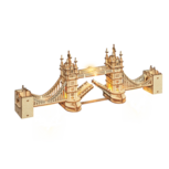 3D Houten Puzzel Tower Bridge incl. verlichting Robotime, 36&times;7,5&times;11,1cm