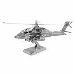 Metal Earth AH-64 Apache Zilver Editie