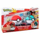 Pok&eacute;mon Surprise Attack Game Speelset - Axew Poke Ball Vs Totodile Net Ball