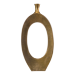 Vaas window metaal goud 24x5x49,5cm