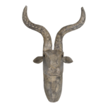 Muurdecoratie Hertekop, hout 37x22x48cm