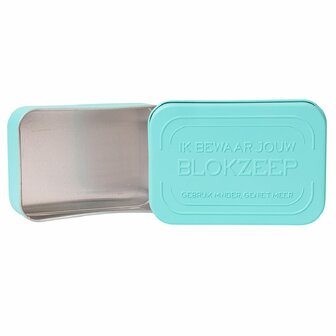 Zeepblikje aluminium Rechthoek &ndash; Body Blok/Scheer Blok