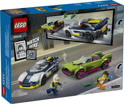 LEGO City Politie Politiewagen en snelle autoachtervolging