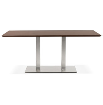 Design tafel / bureau &#039;MAMBO&#039; met notenhouten afwerking - 180x90 cm