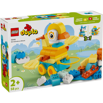 LEGO DUPLO Town 3-in-1 dieren op wielen