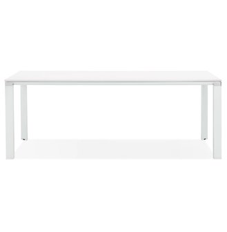 Vergader- / eettafel design &lsquo;XLINE&#039; in wit hout - 200x100 cm