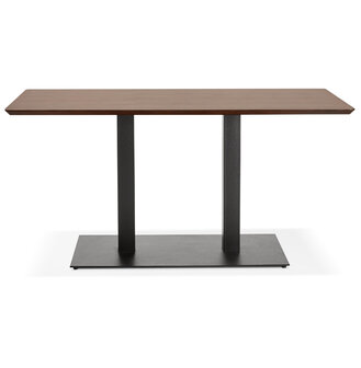 Design tafel / bureau &#039;ZUMBA&#039; met notenhouten afwerking - 150x70 cm
