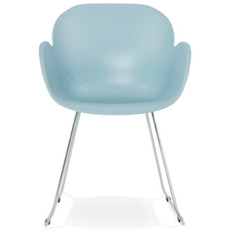 Moderne stoel &#039;NEGO&#039; blauw van kunststof