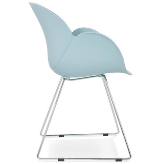 Moderne stoel &#039;NEGO&#039; blauw van kunststof