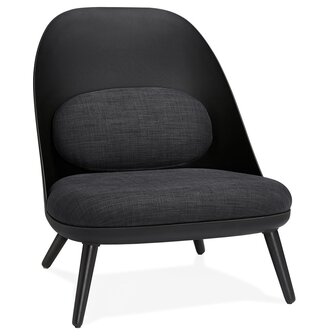 Design loungezetel &#039;TICOS&#039; zwart