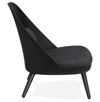 Design loungezetel &#039;TICOS&#039; zwart