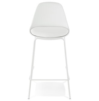 Industri&euml;le witte, halfhoge kruk &#039;COOKIE MINI&#039;