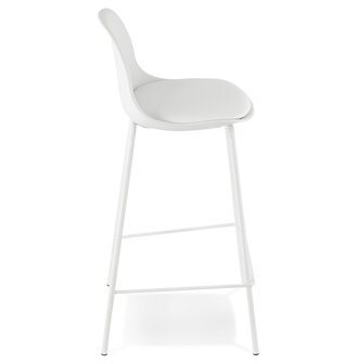 Industri&euml;le witte, halfhoge kruk &#039;COOKIE MINI&#039;