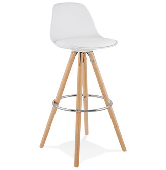 Design barkruk &#039;TATAMI&#039; wit