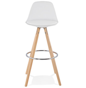 Design barkruk &#039;TATAMI&#039; wit