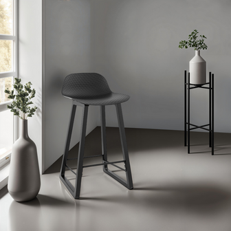 Halfhoge kruk &#039;SASHIMI MINI&#039; zwart design