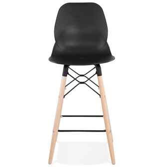 Halfhoge kruk &#039;COSMIK MINI&#039; zwart Scandinavische stijl