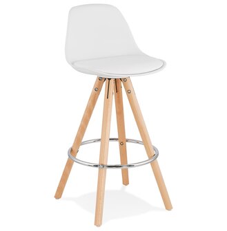 Halfhoge kruk &#039;TATAMI MINI&#039; wit