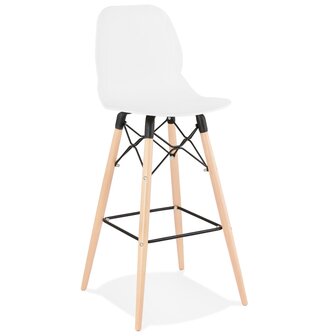 Design barkruk &#039;COSMIK&#039; wit Scandinavische stijl