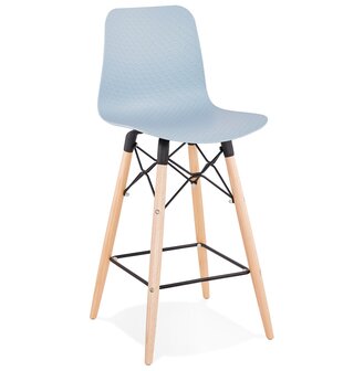 Halfhoge kruk &#039;MOZAIK MINI&#039; blauw Scandinavische stijl