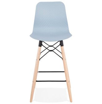 Halfhoge kruk &#039;MOZAIK MINI&#039; blauw Scandinavische stijl