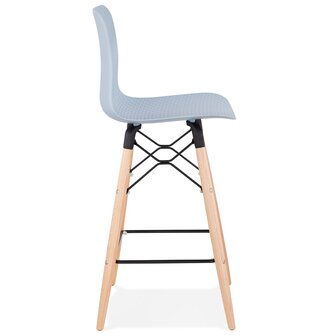 Halfhoge kruk &#039;MOZAIK MINI&#039; blauw Scandinavische stijl