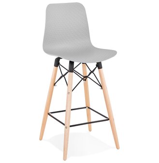Halfhoge kruk &#039;MOZAIK MINI&#039; grijs Scandinavische stijl