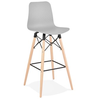Design barkruk &#039;MOZAIK&#039; grijs Scandinavische stijl
