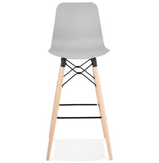 Design barkruk &#039;MOZAIK&#039; grijs Scandinavische stijl