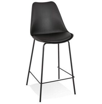Halfhoge zwarte barkruk &#039;LEMON MINI&#039;
